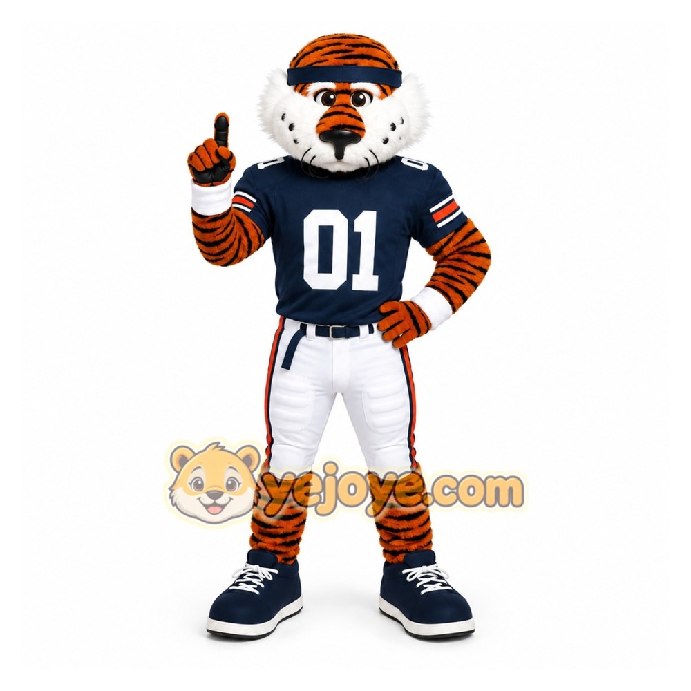 Orange Tiger Mascot Costume for Sports Events Orange Tiger Mascot Costume for Sports Events