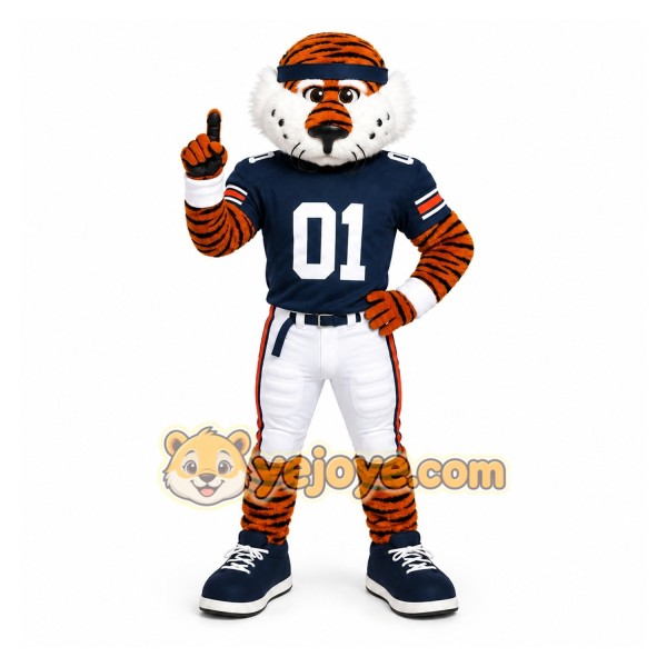 Orange Tiger Mascot Costume for Sports Events Orange Tiger Mascot Costume for Sports Events