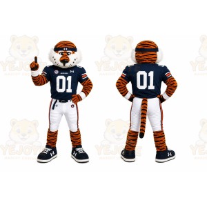 Orange Tiger Mascot Costume for Sports Events