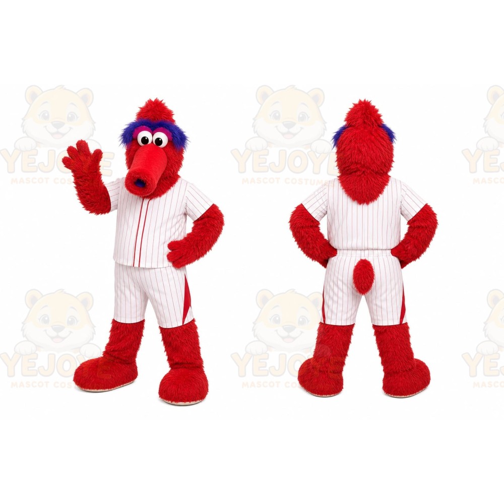 Red Bird Mascot Costume for Sports Events