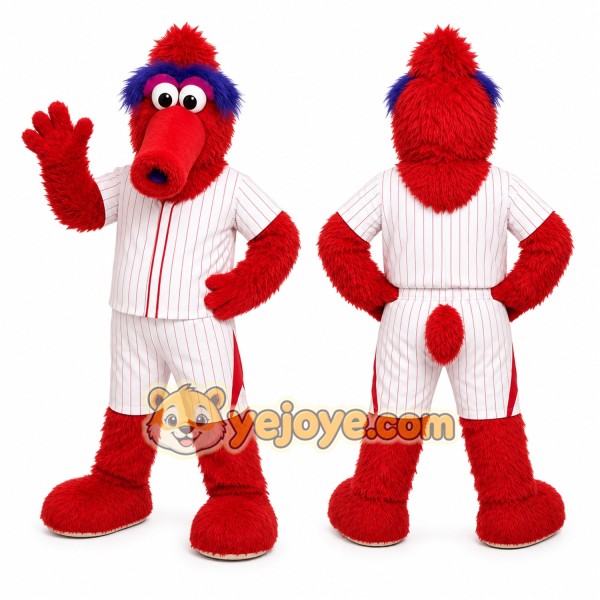 Red Bird Mascot Costume for Sports Events