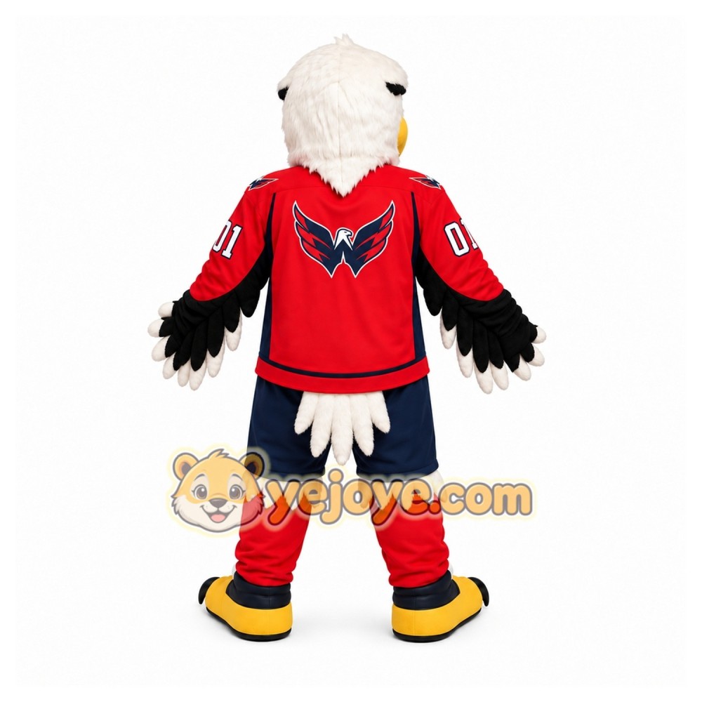 Red Eagle Mascot Costume for Sports Events