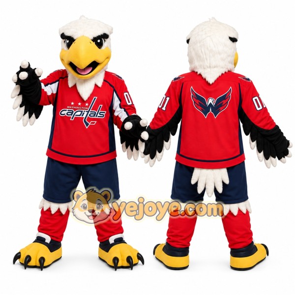 Red Eagle Mascot Costume for Sports Events