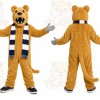 Brown Bear Mascot Costume for Sports Events