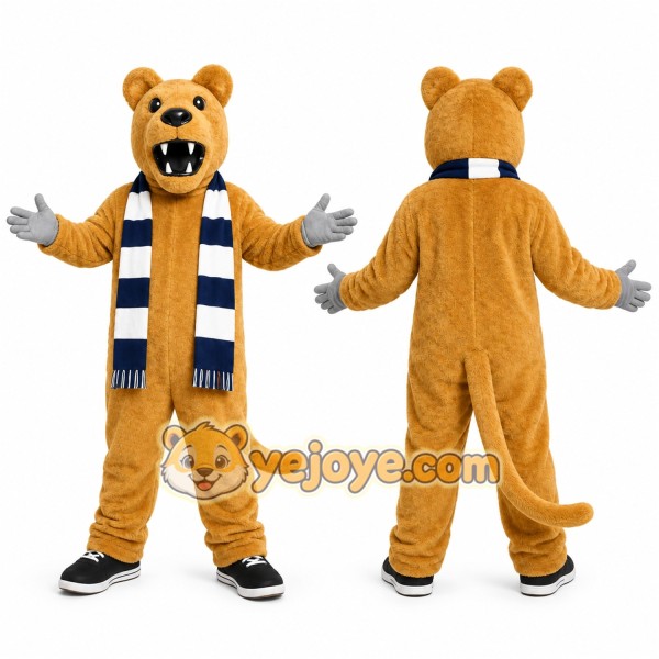 Brown Bear Mascot Costume for Sports Events