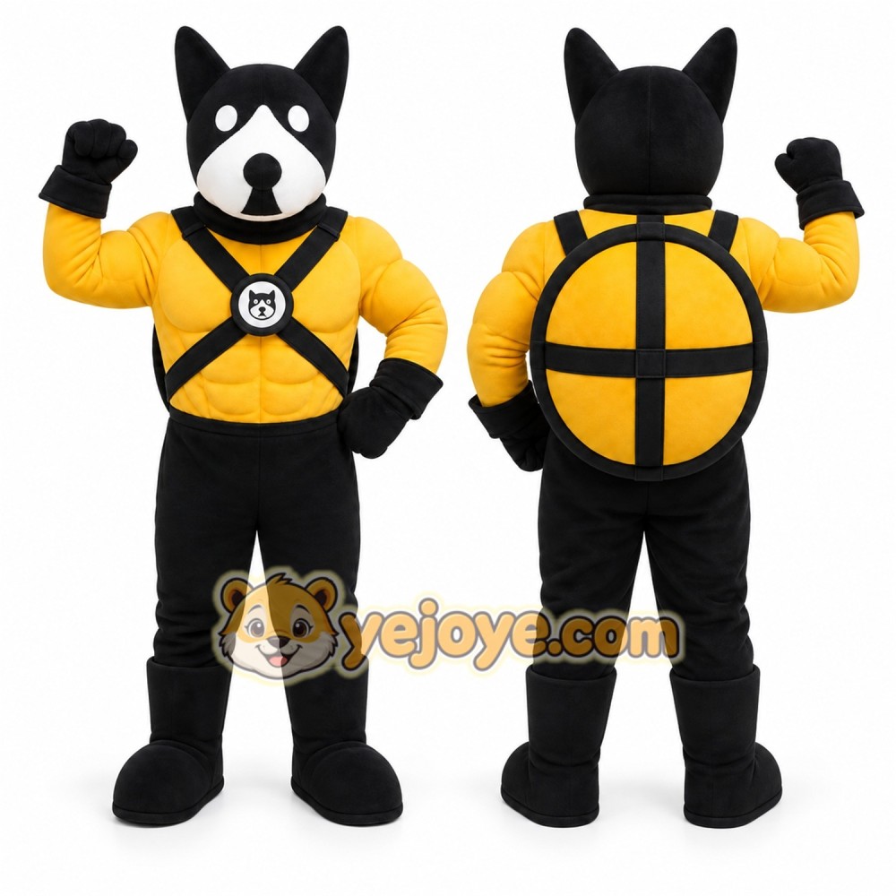 Black Dog Mascot Costume for Events and Promotions Black Dog Mascot Costume for Events and Promotions