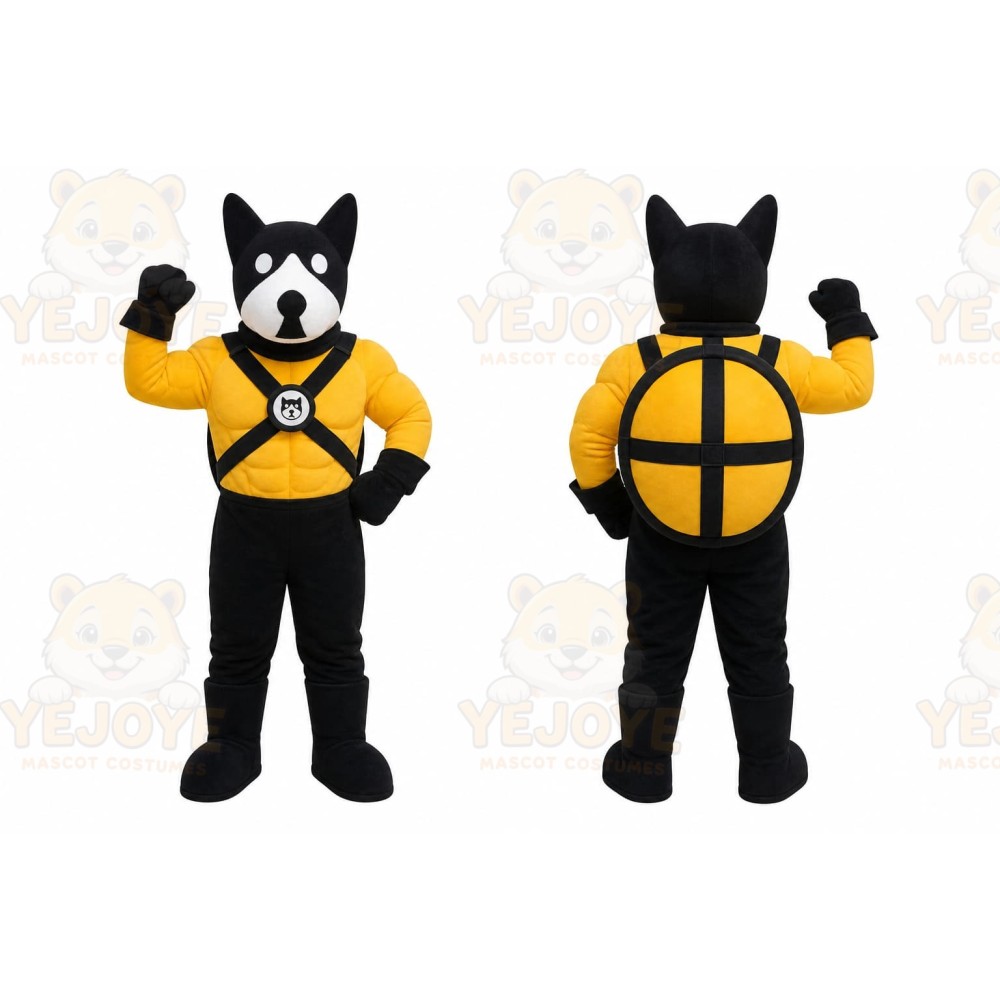 Black Dog Mascot Costume for Events and Promotions