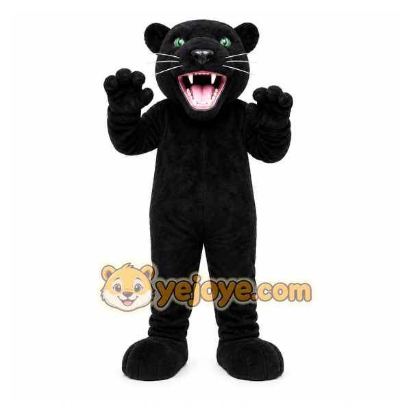 Black Panther Mascot Costume for Sports Events