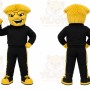 Yellow Human Mascot Costume for Events and Promotions