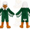 Green Eagle Mascot Costume for Sports Events