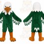 Green Eagle Mascot Costume for Sports Events