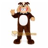 Brown Bulldog Mascot Costume for Sports Events Brown Bulldog Mascot Costume for Sports Events