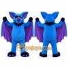 Blue Bat Mascot Costume for Children's Events Blue Bat Mascot Costume for Children's Events