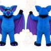 Blue Bat Mascot Costume for Children's Events