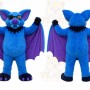 Blue Bat Mascot Costume for Children's Events