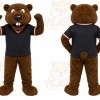 Brown Beaver Mascot Costume for Sports Events