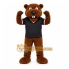 Brown Beaver Mascot Costume for Sports Events Brown Beaver Mascot Costume for Sports Events