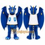 Blue Dragon Mascot Costume for Sports Events