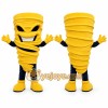 Yellow Tornado Mascot Costume for Events and Promotions