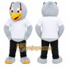 Gray Bird Mascot Costume for School Events Gray Bird Mascot Costume for School Events