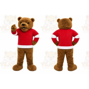 Brown Bear Mascot Costume for Sports Events