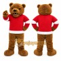 Brown Bear Mascot Costume for Sports Events