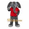 Gray Elephant Mascot Costume for School Events