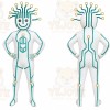 White Robot Mascot Costume for Corporate Events