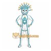 White Robot Mascot Costume for Corporate Events White Robot Mascot Costume for Corporate Events