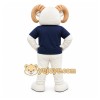 White Ram Mascot Costume for School Events White Ram Mascot Costume for School Events