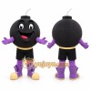 Black Bomb Mascot Costume for Events and Promotions Black Bomb Mascot Costume for Events and Promotions