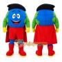 Blue Globe Mascot Costume for Events and Promotions