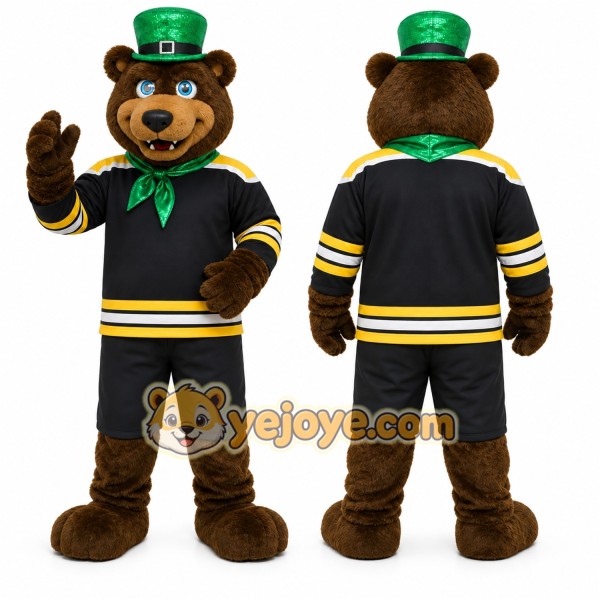 Brown Bear Mascot Costume for Holiday Events