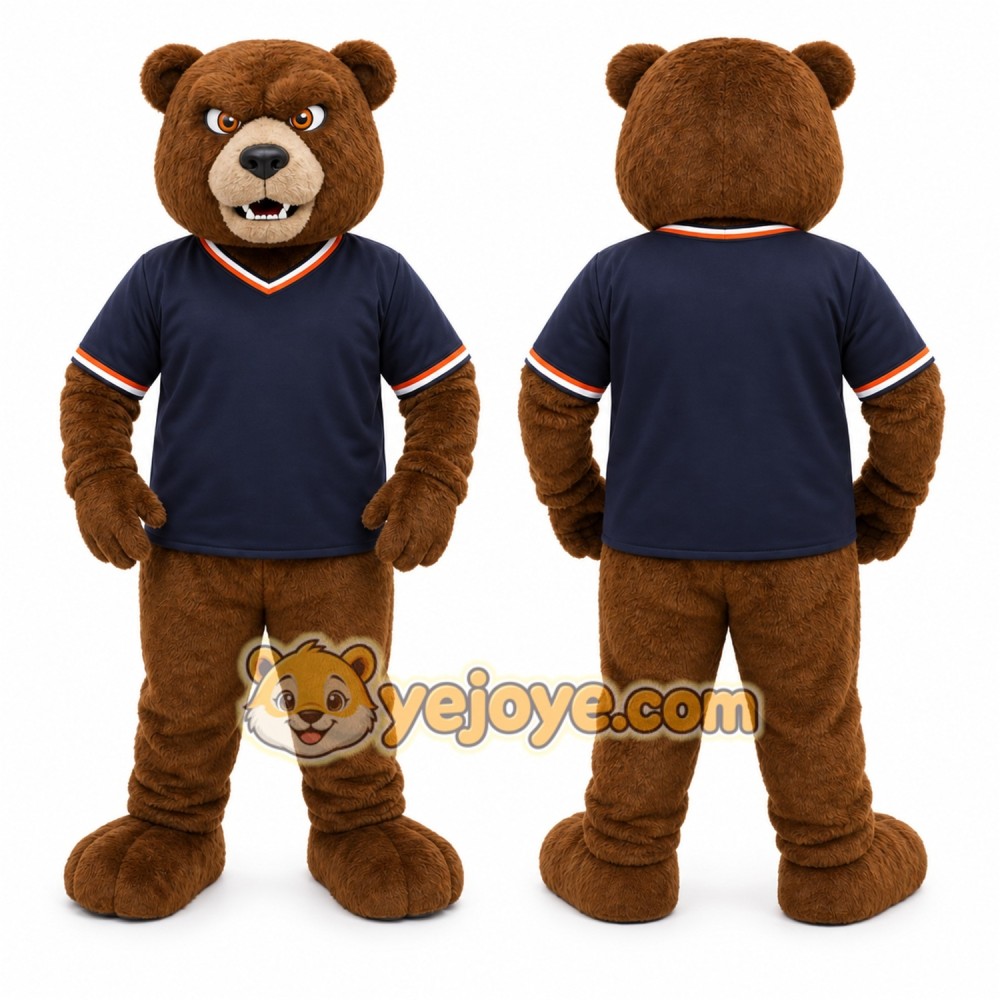 Brown Bear Mascot Costume for Sports Events Brown Bear Mascot Costume for Sports Events