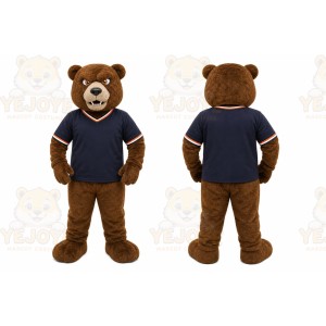 Brown Bear Mascot Costume for Sports Events