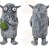Gray Monster Mascot Costume for Holiday Events