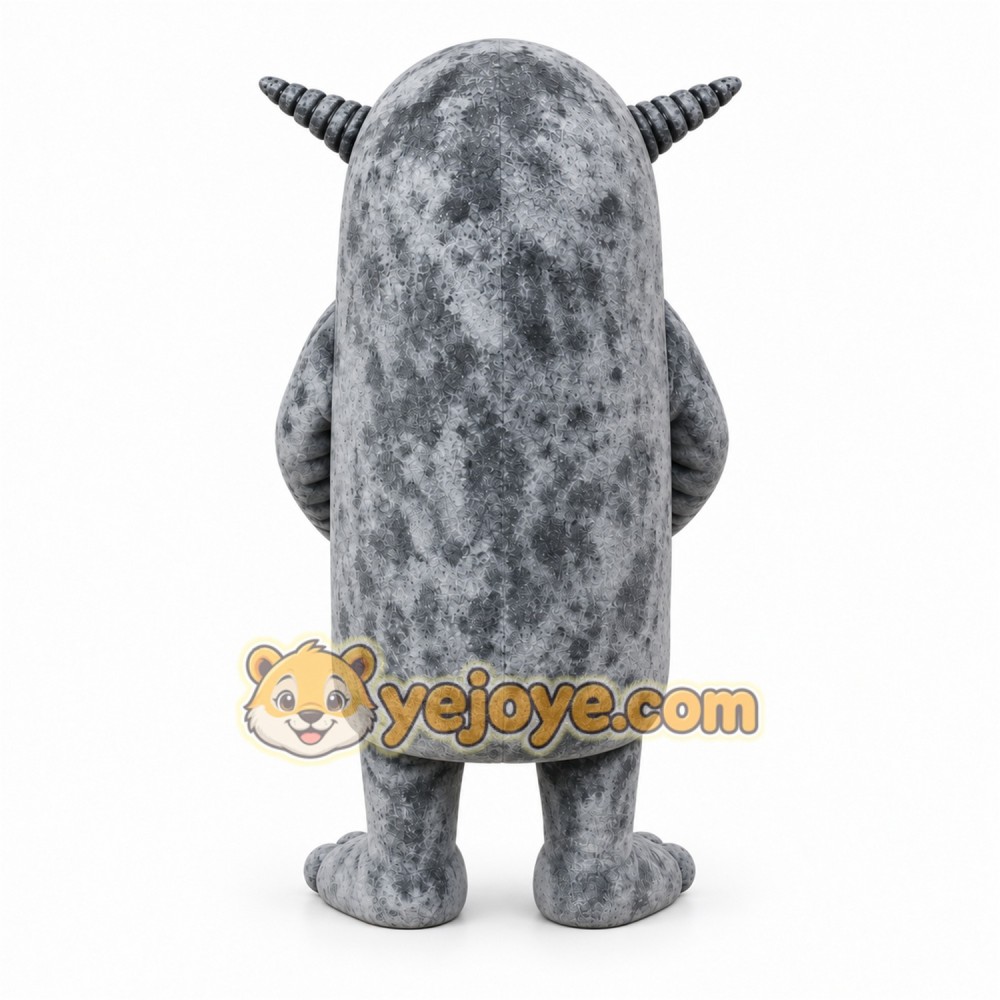 Gray Monster Mascot Costume for Holiday Events Gray Monster Mascot Costume for Holiday Events