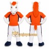 Orange Horse Mascot Costume for Sports Events Orange Horse Mascot Costume for Sports Events