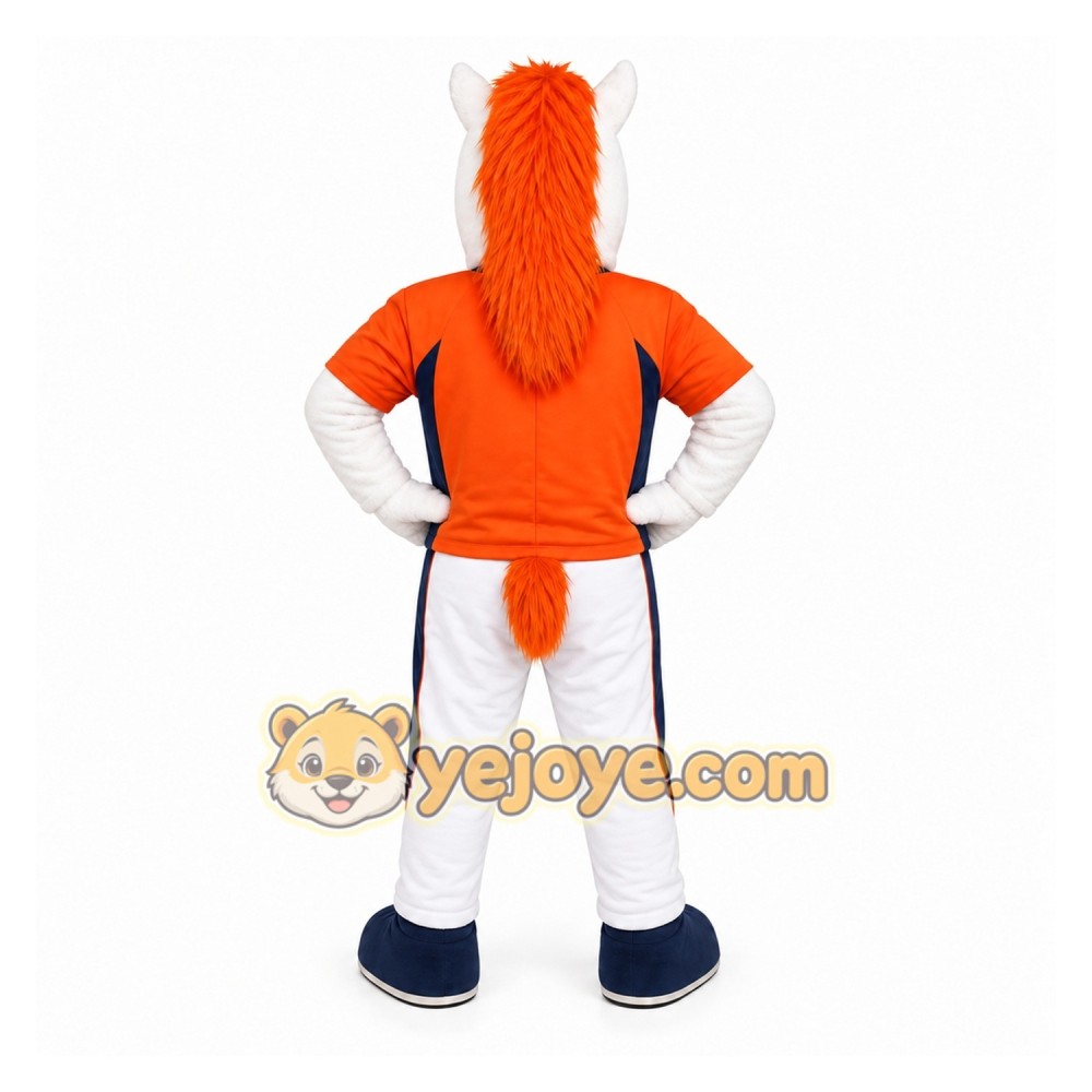 Orange Horse Mascot Costume for Sports Events Orange Horse Mascot Costume for Sports Events