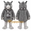 Gray Owl Mascot Costume for School Events Gray Owl Mascot Costume for School Events