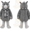 Gray Owl Mascot Costume for School Events