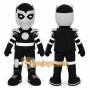 Black Superhero Mascot Costume for Events and Promotions