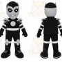 Black Superhero Mascot Costume for Events and Promotions