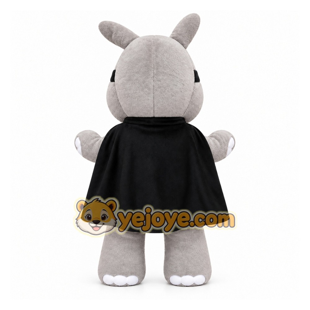 Gray Rhinoceros Mascot Costume for Events and Promotions Gray Rhinoceros Mascot Costume for Events and Promotions