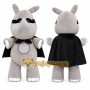 Gray Rhinoceros Mascot Costume for Events and Promotions