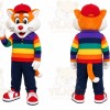 Orange Cat Mascot Costume for Children's Events