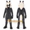 Gray Horse Mascot Costume for Sports Events Gray Horse Mascot Costume for Sports Events