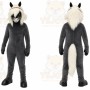Gray Horse Mascot Costume for Sports Events