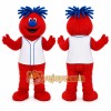 Red Monster Mascot Costume for Children's Events Red Monster Mascot Costume for Children's Events