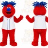 Red Monster Mascot Costume for Children's Events